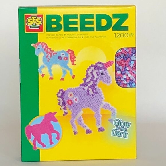 New in Box SES Iron on Beads Set-Unicorn Fantasy Horse 1200 Pcs For Age 5+ - Picture 11 of 16